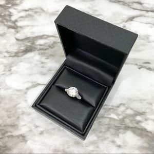 Lafonn Classic Three-Stone Engagement Ring